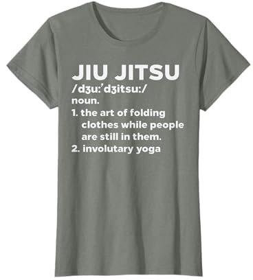 Jiu Jitsu Definition Funny BJJ Brazilian Martial Arts Gift Maglietta