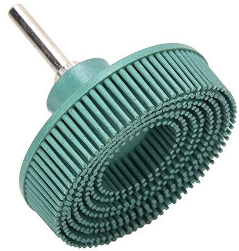 Spazzola a disco trapano elettrico, spazzola abrasiva in gomma smeriglio Spazzola per lucidatura per metallo duro lucidatura(Verde)