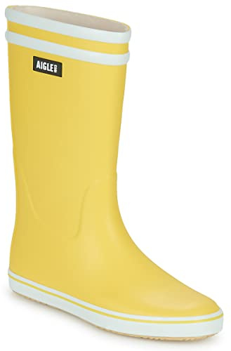 Aigle Damen Falkland 2Rain Boot, Gelb/Weiß, 35 EU