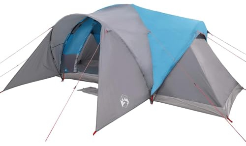 vidaXL Family Tent Dome 6-Person Blue Waterproof, tent, garden tent, outdoor shelter, camping tent, camping shelter, garden shelter, waterproof tent