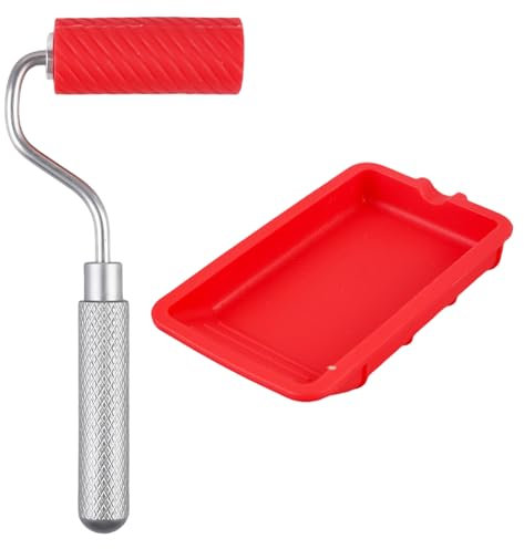 Rodillo de pegamento para madera, silicona, pegamento para madera, rodillo para manualidades, rodillo de presión reutilizable, rodillo de pegamento para arte, artesanía, carpintería y proyectos