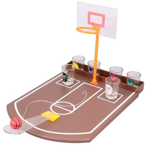 HONITANO 1satz Desktop Basketball Trinkspiel Barspielzeug Für Partys Lustiges Trinkspiel Mit Akryltisch Für Erwachsene Zu