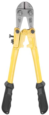 QUARKZMAN Tagliabulloni Heavy Duty 12 Mini Tagliabulloni Lame In Acciaio Lega Cr-V Tagliabulloni Manico Bi-Materiale Per Filo Recinzione Strumento Taglio Viti