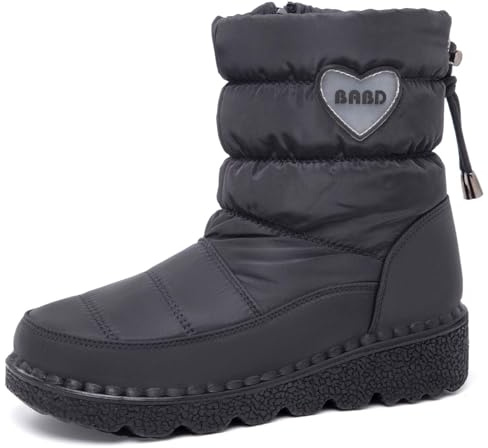Stivali Da Neve Donna Impermeabili Impermeabili Termiche Con Fodera Scarpe Da Neve Doposci Imbottiti Antiscivolo Stivaletti Stivali Invernali Dopo Sci Calde Scarponi Snow Boots Per All'acqua Trekkin
