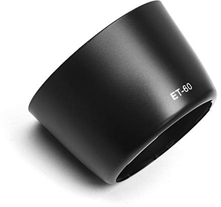 Fotover ET-60 Gegenlichtblende Sonnenblende Streulichtblende Ersatz kompatibel mit Canon EF 75-300mm f/4-5.6 II/II USM&EF 75-300mm f/4-5.6 III/III USM&EF 90-300mm f/4.5-5.6/USM Objektiv