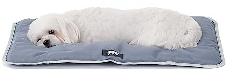 Ferplast Hundematte & Katzenmatte Klein - Waschbares Hundebett - Hundekissen - Wasserdicht & Kratzfest - Matte für Hundehütten und Auto, Hundekorb - Jolly - 57 x 38 cm, S, GRAU