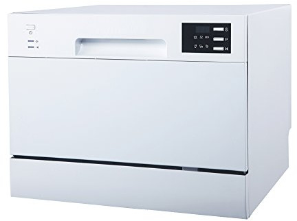 SPT SD-2225DWA Energy Star Countertop Dishwasher with Delay Start & LED – White