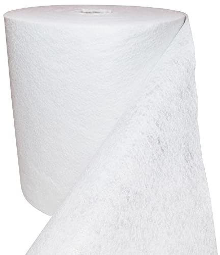 Tessuto Speciale per Impermeabilizzazione Tetti, 110 g/m², 0,25 x 50 m, Geotessuto in Poliestere per Rinforzo, Flessibile ed Elastico