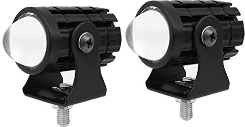 Faretto per Motocicletta Faro di Guida a LED IP67 Impermeabile Abbagliante Anabbagliante Doppio Colore Lunga Durata con Interruttore Sul Manubrio per SUV per UTV