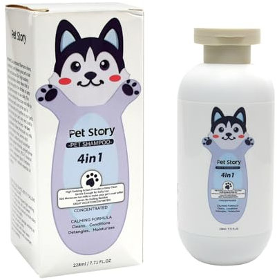 Hundeshampoo Gegen Geruch, Tiefenreinigungsshampoo, Hundeshampoo Gegen Juckreiz Katzenshampoo, FellpflegePflegeprodukte für Hund und Katze