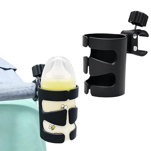 Portavasos para Cochecito,Sujetavasos para Padres para Silla de Paseo,Soporte para Bebidas para Cochecito,Soporte para Botellas de Bebidas Cochecito,para Silla Ruedas,Bicicletas,Carrito Bebe,Scooters