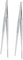 VINTORKY 2pcs Grill Tweezers Pointed Tweezers Tweezers Grill Cleaner Charcuterie Fish Tweezers Buffet Spring Tongs for Cooking Plate Kitchen Skewers Silver