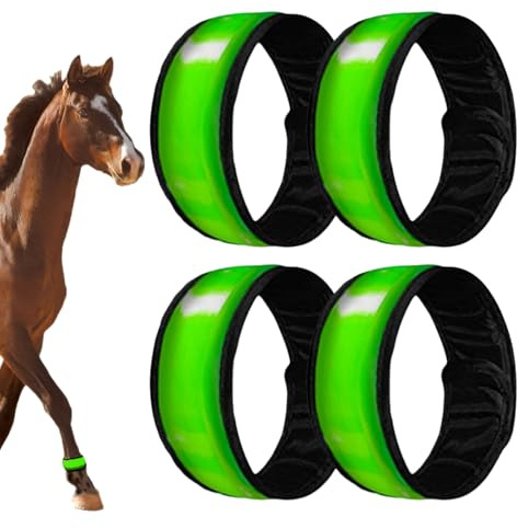 LED Häst Benband 4 Benlindor Till Ridutrustning