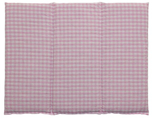 Coussin aux graines de lin - Taille 40x30-3 compartiments - Rose et Blanc - Coton Bio - Coussin thermique - Coussin aux graines - Compresse froide -