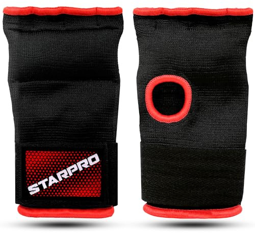 Starpro Bande Boxe sous Gants Intérieurs et Protecteur de Poing et de Pouce pour la Formation en Boxing, Sparring, Muay Thaï, Kickboxing, MMA, Arts Martiaux et Combat Training - Couleurs Variées