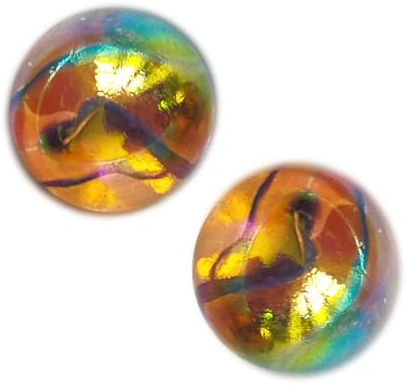 mesbilles 2 Billes Arcadiennes Bille Boulard en Verre de 35 mm
