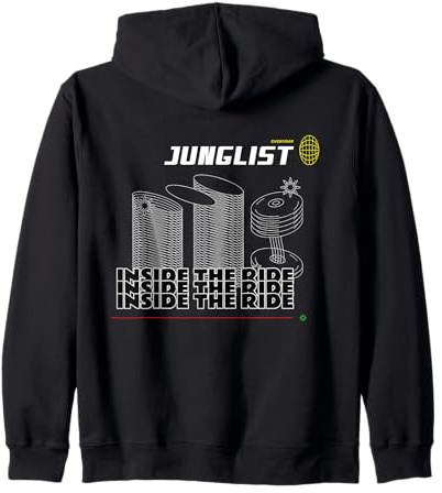 Junglist Drum and Bass Vinyle DNB Liquid Drum n Bass Sweat à Capuche