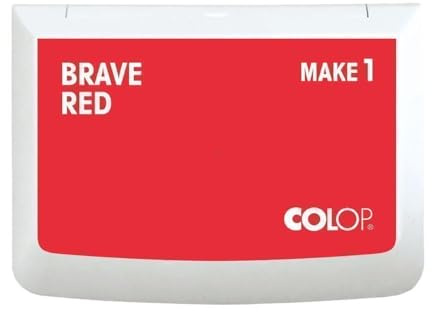 Tampon encreur COLOP MAKE 1 | Rouge | Brave Red | 90 x 50 mm