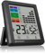 Bresser Thermo-Hygrometer mit Schimmelwarnung, Farb-Indikator, Raumklima-Manager, Misst Temperatur und Luftfeuchtigkeit, Grippe-/Hitzealarm, Grafische Feuchtigkeitshistorie, 95x85x21mm