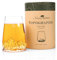 Vetro lungo 450 ml – Borosilicato di alta qualità soffiato artigianalmente con montagne in rilievo | Cocktail, birra o soft TOPOGRAPHIC (Monte Bianco)