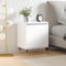 Lauuoeriau Home & Garden,Furniture-Bedside Cabinet High Gloss White 40x30x50cm Engineered Wood