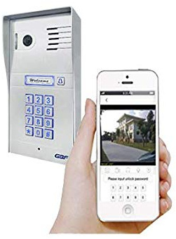 GBF Smart Video Door Phone & Doorbell Intercom System (PL963PM-POE),1080P HD, Smart Keypad, Work with ONVIF, Built in POE, Control Two Locks remotely, Hold Open Feature