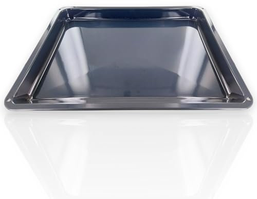 DL-pro Backblech 466x385x38 hoch emailliert für AEG Electrolux Juno Zanker Zanussi 14002469802/3 140024698023 Backofenblech Blech Ofenblech für Backofen Ofen Herd