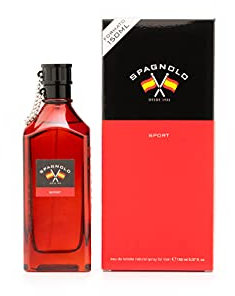 SPAGNOLO - Sport 150 ml, Colonia Hombre, Perfume Formato Spray, Eau de Toilette Natural y Masculina, Aroma Amaderado Especiado, Fragancia Fresca, Enérgica y de Larga Duración