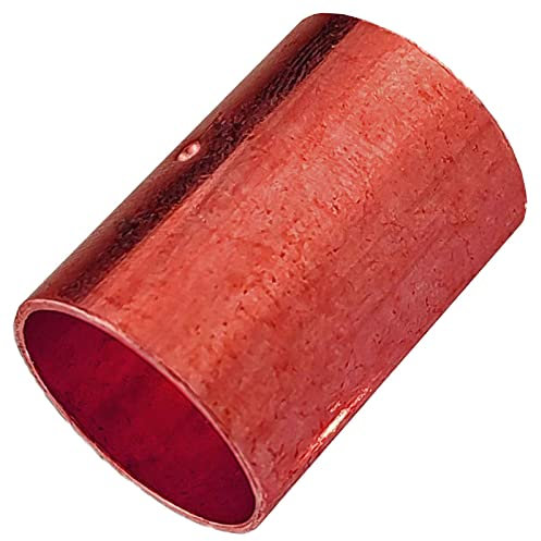 MegaHaustechnik Löt Fitting 5240 Reduzier Muffe für Kupfer Rohr Außendurchmesser 18 auf 28mm reduziert i-i 2 Muffen Anschlüsse zum Löten Trinkwasser geeignet Kupplung Verbinder Reduzierung