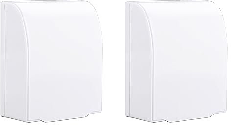 2 Stücke Schalter Stecker wasserdichte Box, Wasserdichte Steckdosenbox, Steckdosenbox, Passend für EU Standard Einzelsteckdose