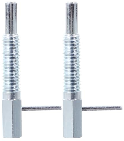 MAGICLULU Goupille de Verrouillage Rétractable M6 en Acier Inoxydable, Piston à Ressort Métallique, Lot de 2 Pièces, Accessoire Mécanique pour Fixation Industrielle, Dispositif de Serrage