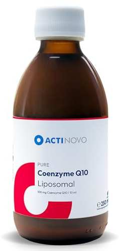 Coenzym Q10 | 25 Tagesdosen à 100 mg CoQ10 | Vegan | 250 ml | Hochdosiert & laborgeprüft | Wirksamer als Kapseln & Pulver | Liposomal | Glutenfrei | Made in Germany