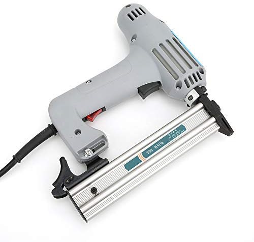 Grapadora,clavadora eléctrica de pequeño tamaño de diseño profesional para la fabricación de muebles de madera para la construcción de exposiciones,etc.para el clavado de materiales