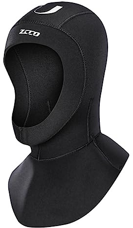 ZCCO dykning huva 5 mm neopren våtdräktsmössa för vattensport. Hållbar, töjbar och termisk för snorkling, kajak, segling och kanotpaddling (5 x MS)
