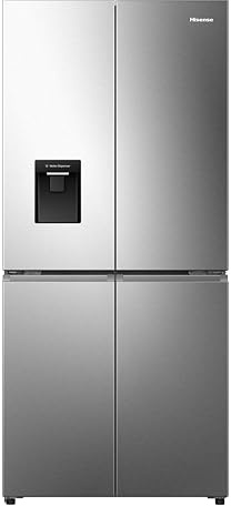 Hisense American Fridge Freezer - Stainless Steel - E Rated