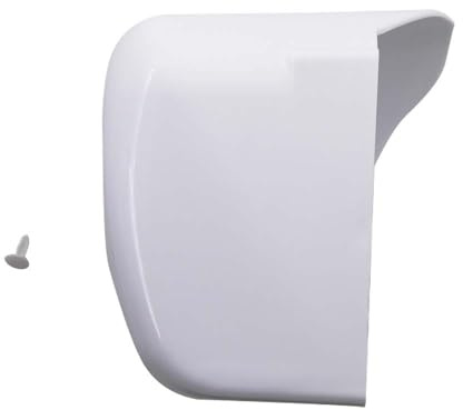 Polar White Awning Outer End Cap Cover Right Hand compatible with Fiamma F45i 2004 to 2009 98655014