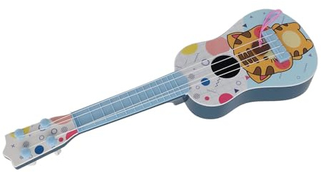 Hztyyier Jouet D'instrument ukulélé, Cordes éducatives en Nylon de Carbone pour Développer Les Compétences Musicales et Encourager la créativité et L'expression des Enfants (Blue)