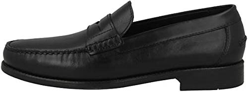 Geox U New Damon B, Mocasines Hombre, Negro, 43.5 EU