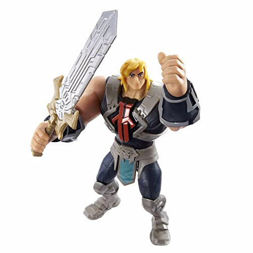 He-Man and The Masters of the Universe He-Man Action Figures Based on Animated Series for Storytelling Play, Articulated Battle Characters, Gift for 4 Years and Older, MOTU