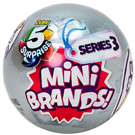 5 Surprise Mini Brands Mystery Capsule Real Miniature Collectible Toy - Single / 1-Pack