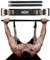 INNSTAR Tragbares Bankdrücken Widerstandsbänder, Verstellbare Bench Press Bands mit 91cm Fitness Stange, Brusttrainer für Arm, Rücken, Bizeps und Brustmuskeln Krafttraining (Men|150LBS)