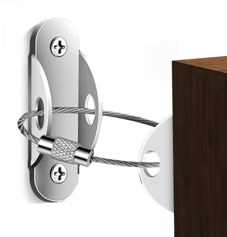 Barnsäkerhetsmöbler Väggremmar,Barnsäkerhetsmöbler Väggremmar Säkra möbler | TV-säkerhetsremmar Justerbar Robust Heavy Duty-kontakt, vältningsskydd, enkel installation, för barn, f