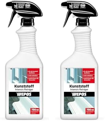 Wepos 2000102408 Kunststoff Intensiv Reiniger 750 ml (Packung mit 2)