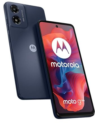 Moto g04s 8GB (4GB+4GB RAM Boost)/64GB negro, España, cámara 50MP con IA, pantalla ultrabrillante 90 Hz, Dolby Atmos®, batería 5000 mAh, lector de huellas lateral, desbloqueo facial, incluye cargador.