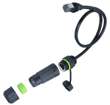 Hrtyvhin Adaptador de cable de red RJ45 para la extensión de satélite Gen3 mejora la conexión en áreas remotas IP68 resistente al agua