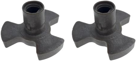 YINZHD Lot de 2 pièces de rechange for four à micro-ondes, coupleur de plateau tournant, plateau à rouleaux, support de plaque, accouplement