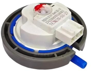 YHNNH 1pc Water Level Switch With Gray Ring 17438000016082/ 1m Hose，Compatible For Midea，Compatible For Little Swan ，XQB45 Water Level Sensor PS2C-E3 Washing Machine Parts(A set)