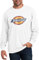 Dickies Men's Long Sleeve Regular Fit Logo Tee T-Shirt, White V1, Medium