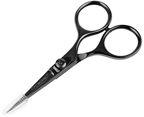 O'Creme Super Sharp Chef Scissors All Stainless Steel Snips Garnishing Tool (Black)