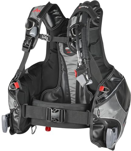 Mares BCD Rock PRO - Jacket Equilibratore per Immersioni, Adulto, Nero/Grigio,XS